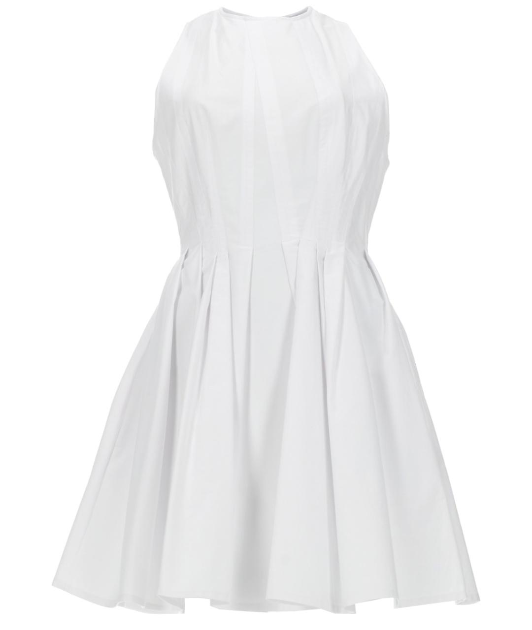 SPORTMAX Белое хлопковое повседневное платье, фото 1