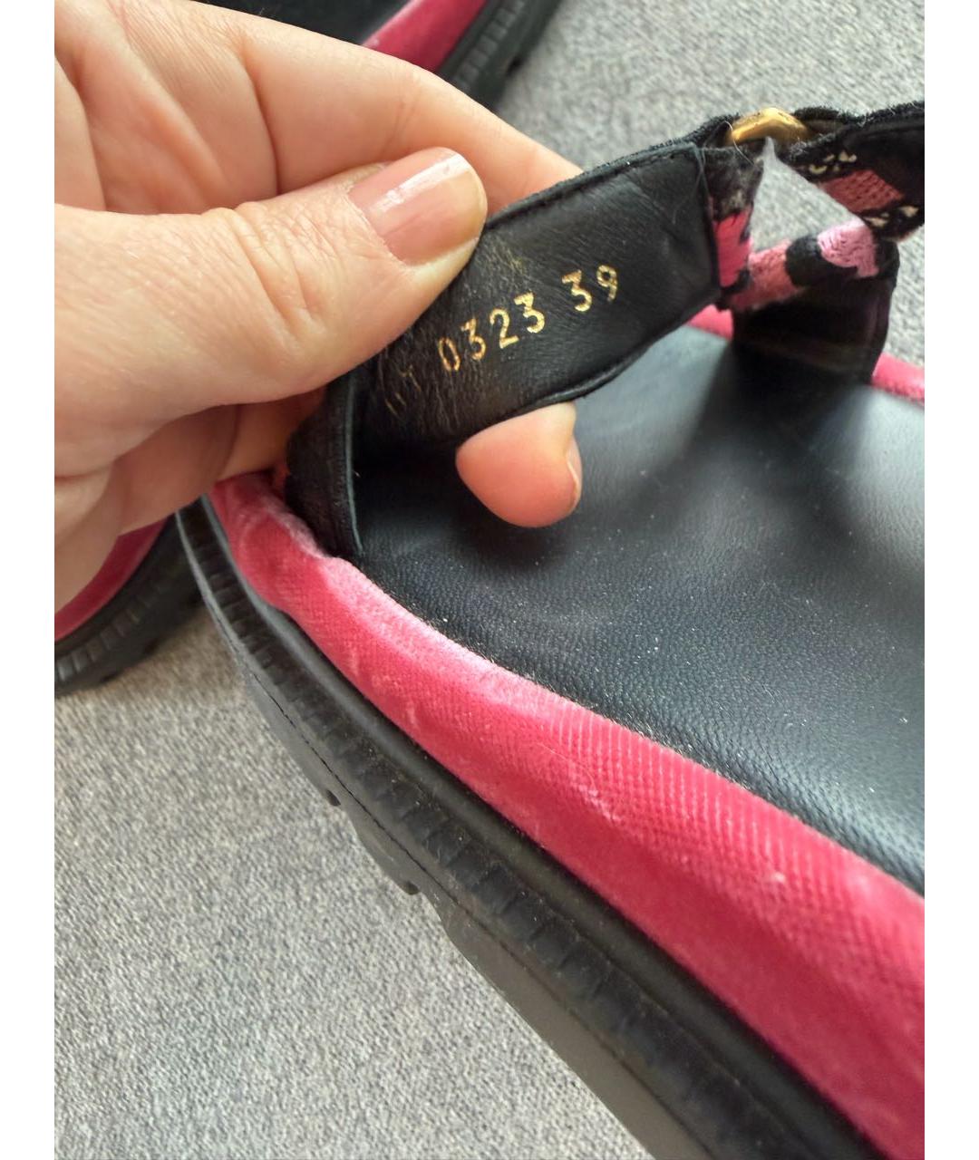 CHRISTIAN DIOR Розовые сандалии, фото 4
