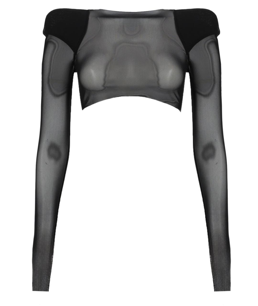 RICK OWENS Черная полиамидовая блузы, фото 1