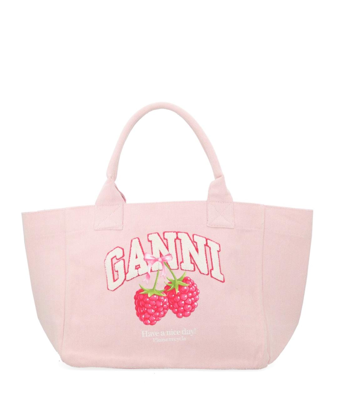 GANNI Мульти синтетическая сумка тоут, фото 1