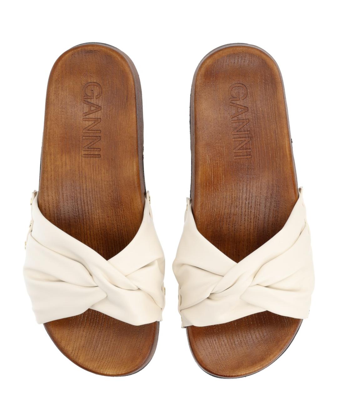 GANNI Мульти кожаные сандалии, фото 6