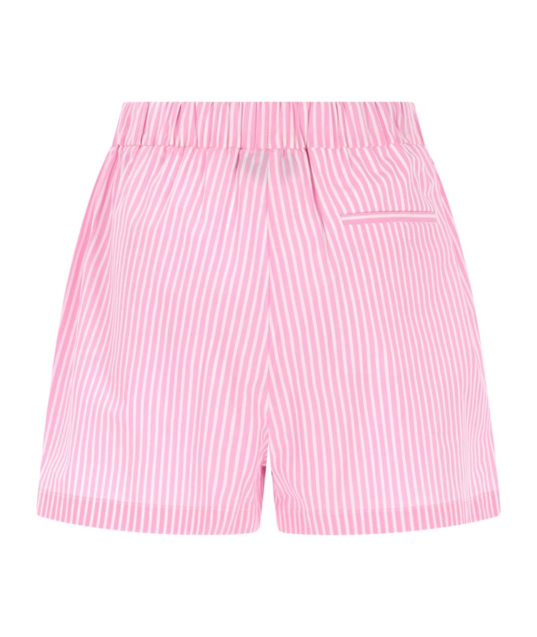 MSGM Розовые хлопковые шорты, фото 2