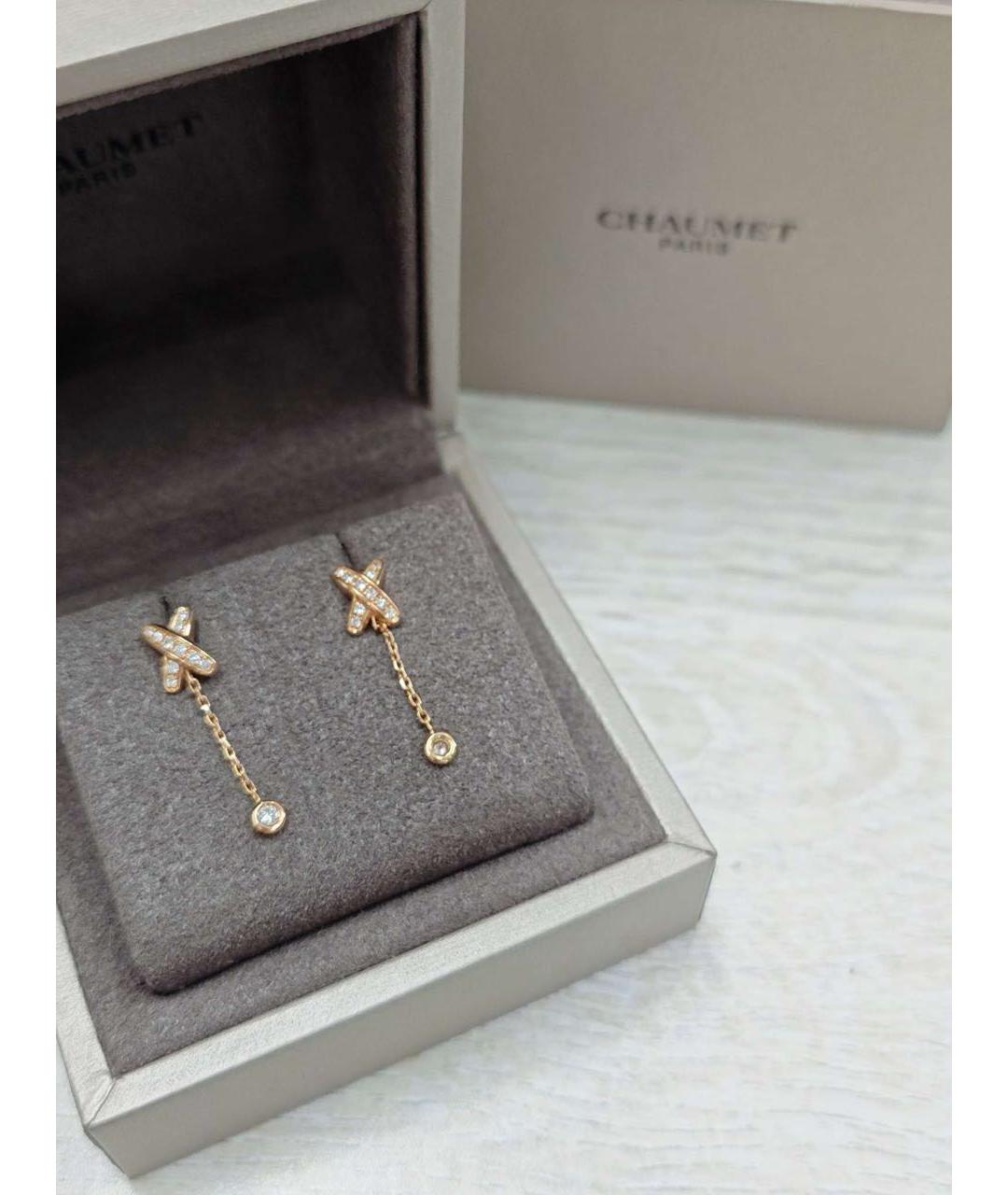 CHAUMET Розовые серьги из розового золота, фото 2