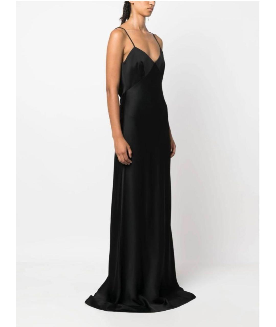 MAX MARA Черное ацетатное вечернее платье, фото 3