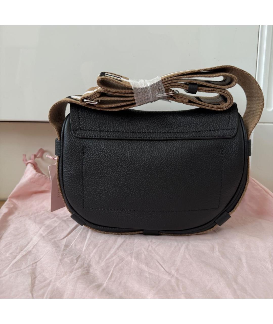 COCCINELLE Черная кожаная сумка через плечо, фото 3