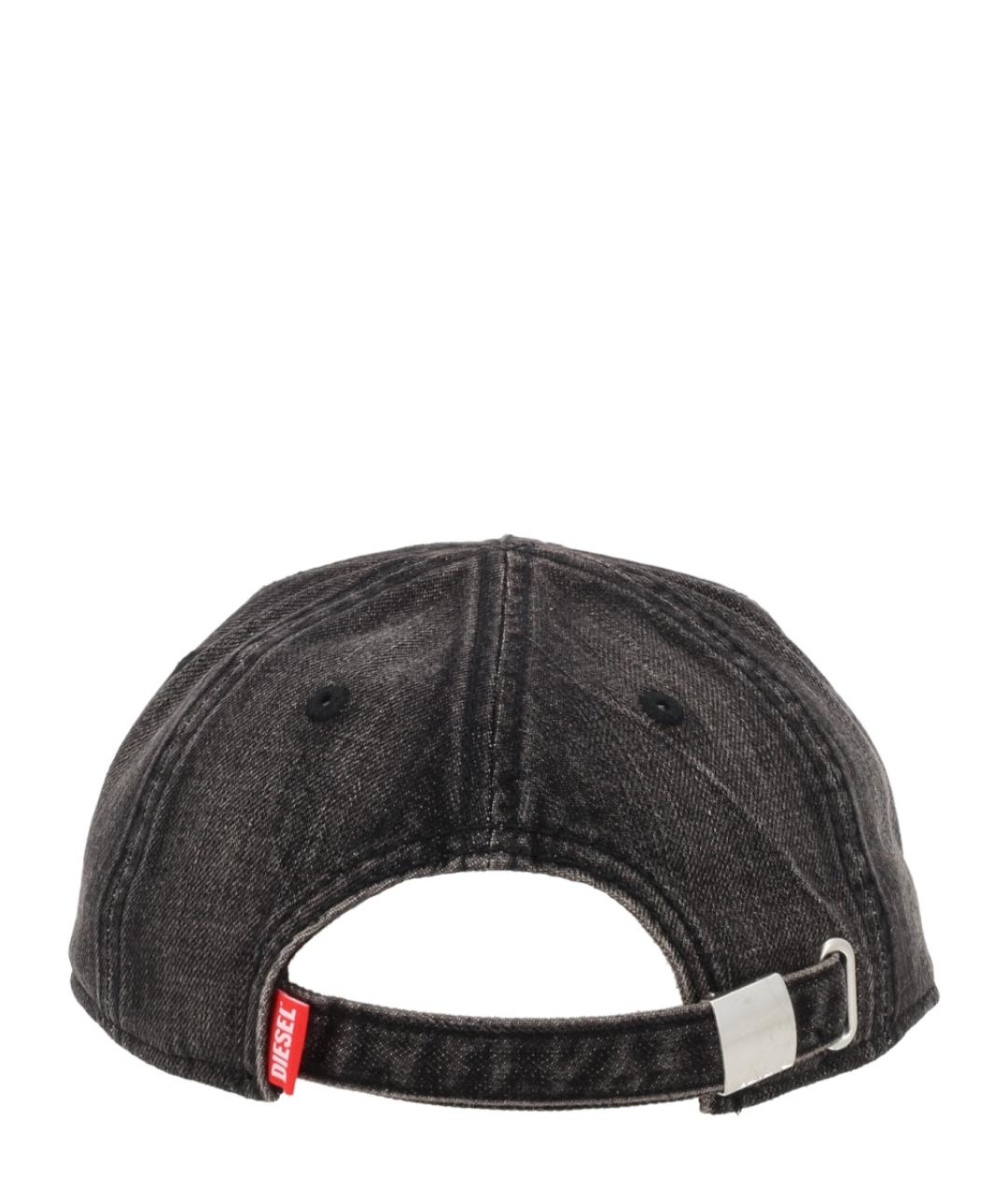 DIESEL Антрацитовая хлопковая кепка/бейсболка, фото 2