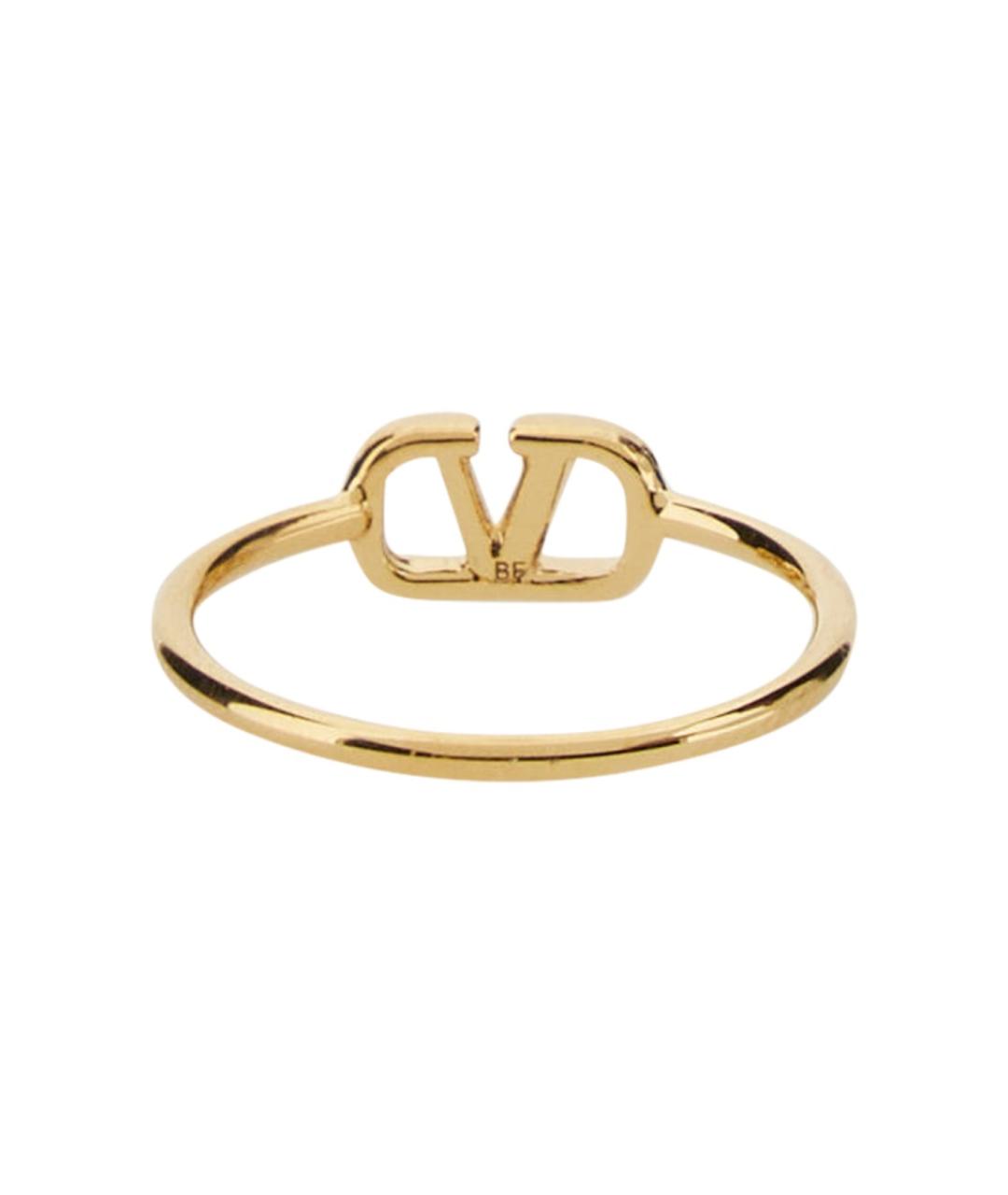 VALENTINO Золотое металлическое кольцо, фото 2