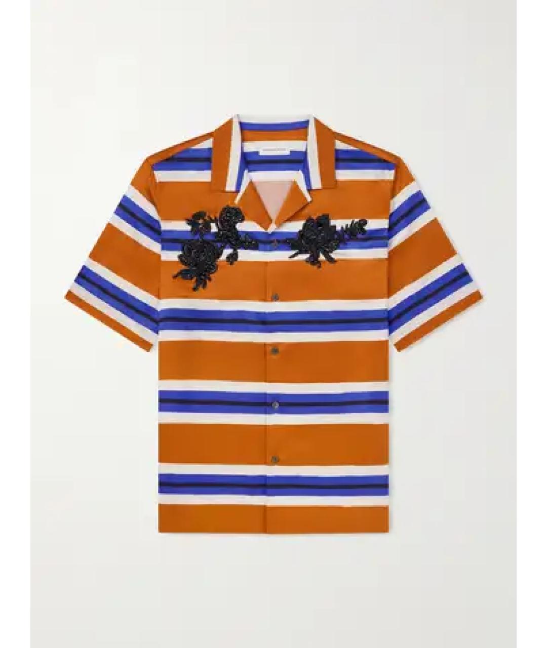 DRIES VAN NOTEN Оранжевая кэжуал рубашка, фото 2