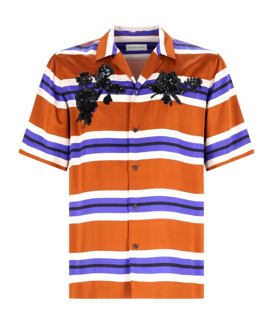 DRIES VAN NOTEN Оранжевая кэжуал рубашка, фото 1