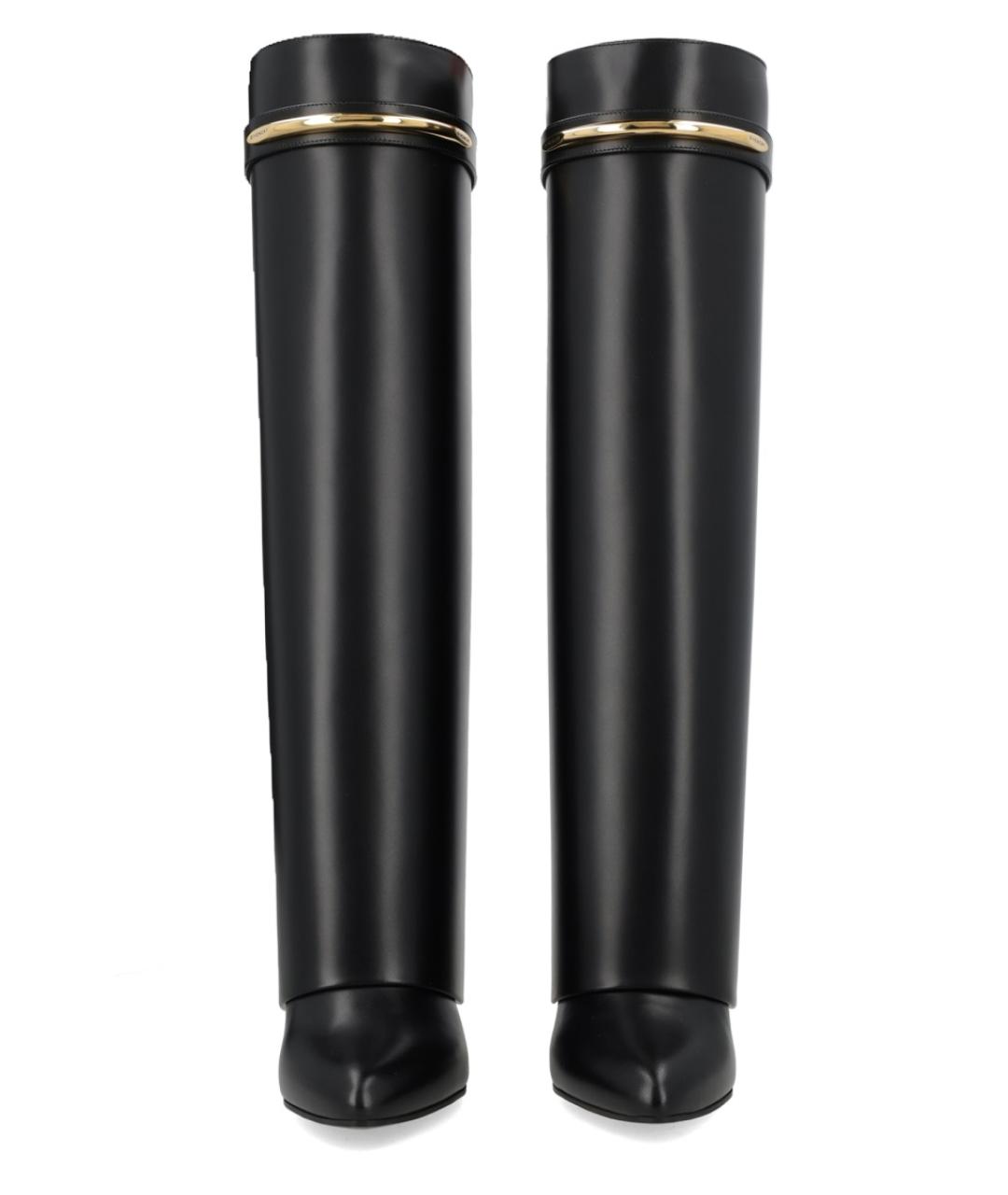 GIVENCHY Черные кожаные сапоги, фото 3