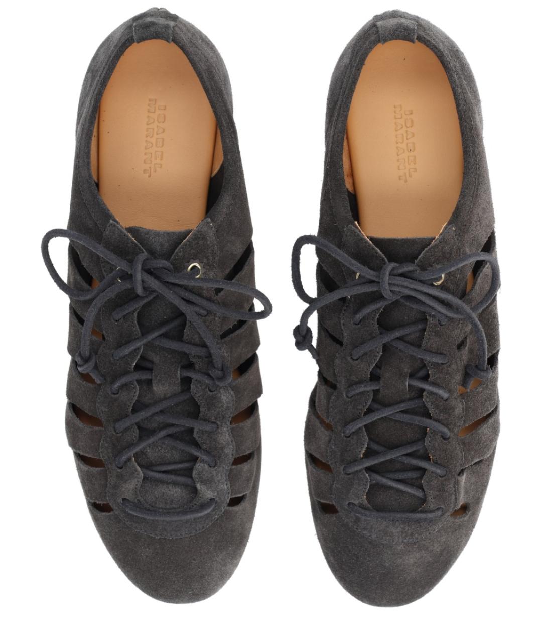 ISABEL MARANT Черные замшевые балетки, фото 5