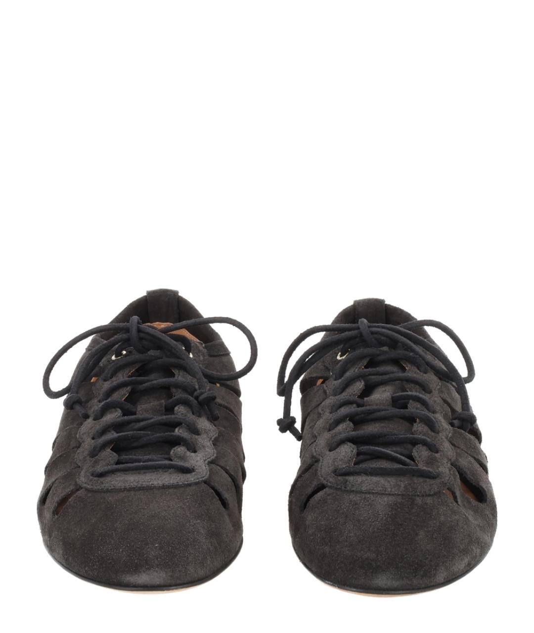 ISABEL MARANT Черные замшевые балетки, фото 3