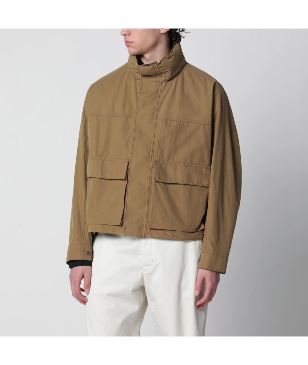 LEMAIRE Коричневая хлопковая куртка, фото 2