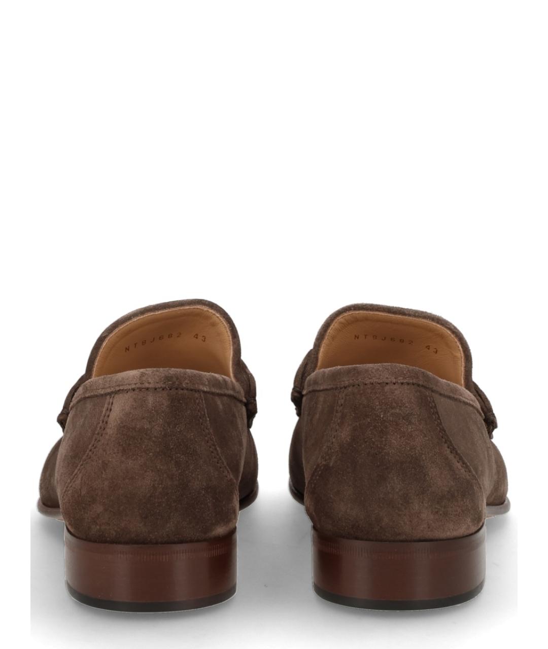 VALENTINO Коричневые замшевые лоферы, фото 4