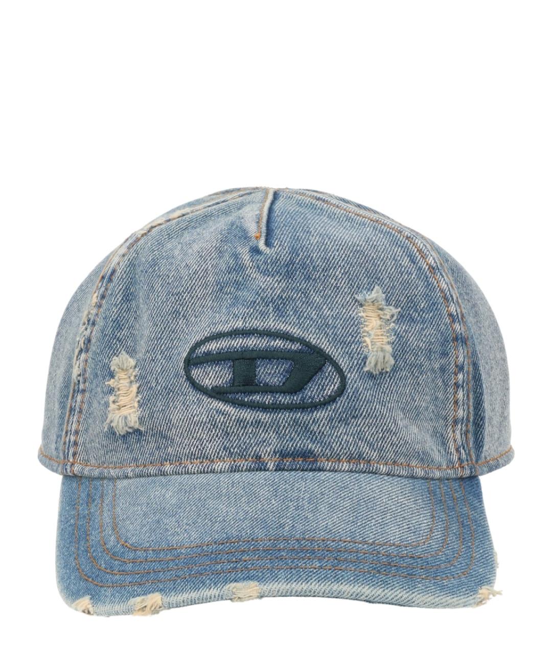 DIESEL Синяя хлопковая кепка/бейсболка, фото 1