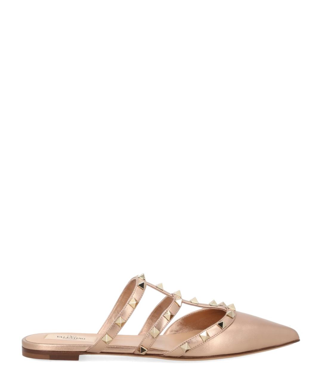 VALENTINO Розовые синтетические сандалии, фото 1