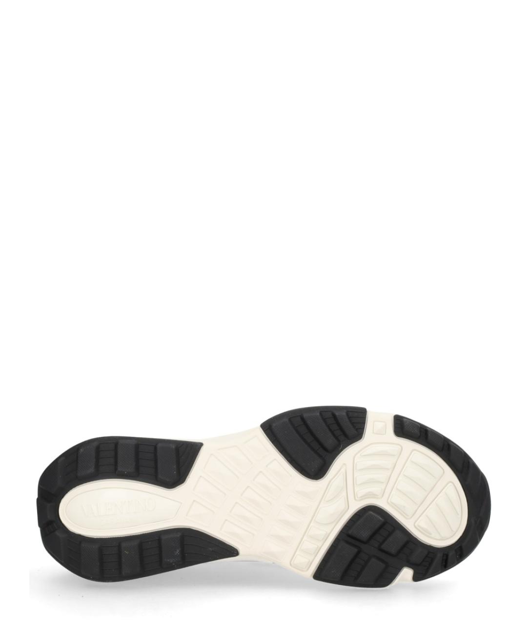 VALENTINO Белые синтетические низкие кроссовки / кеды, фото 6