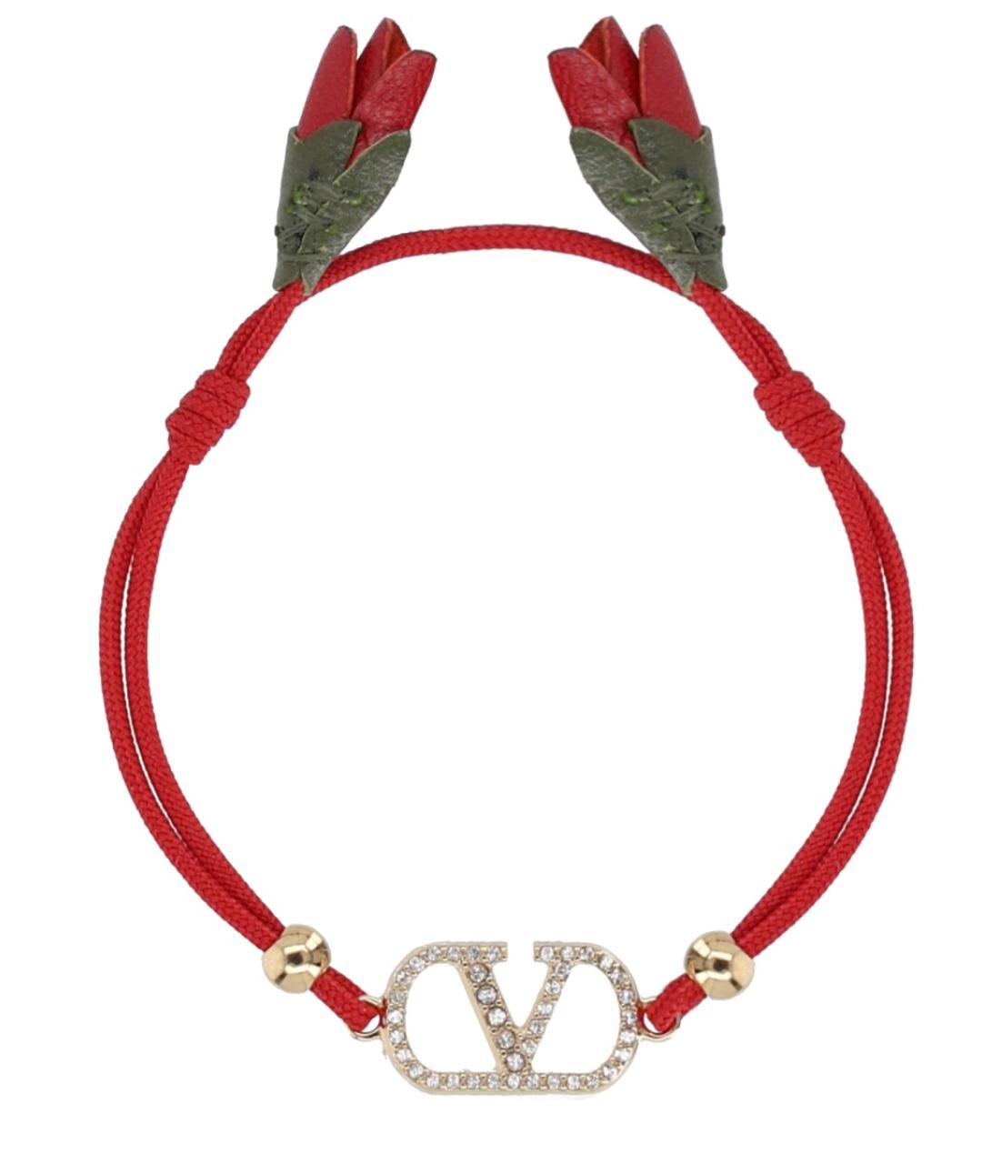 VALENTINO Красный металлический браслет, фото 1