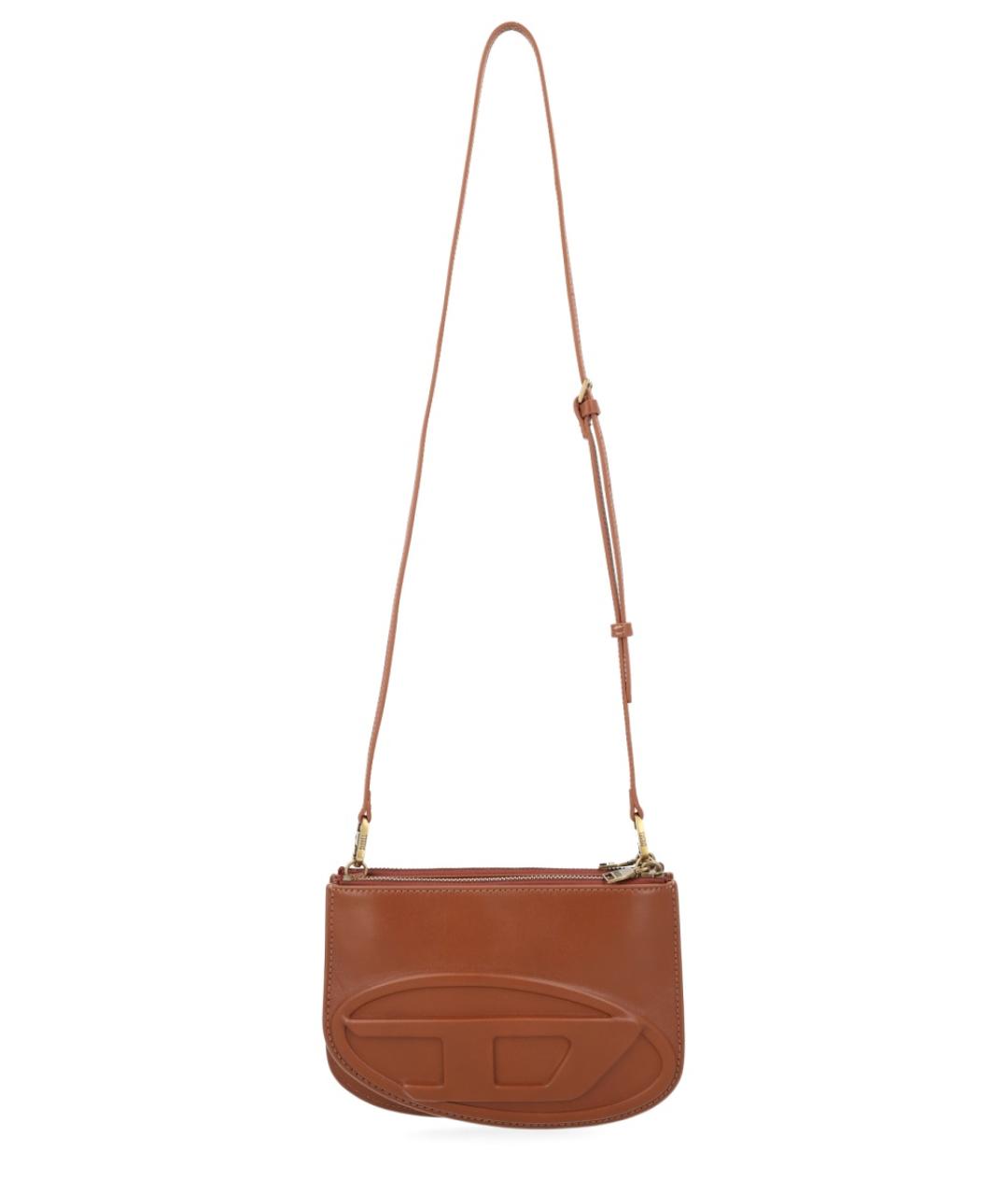 DIESEL Коричневая сумка через плечо, фото 4