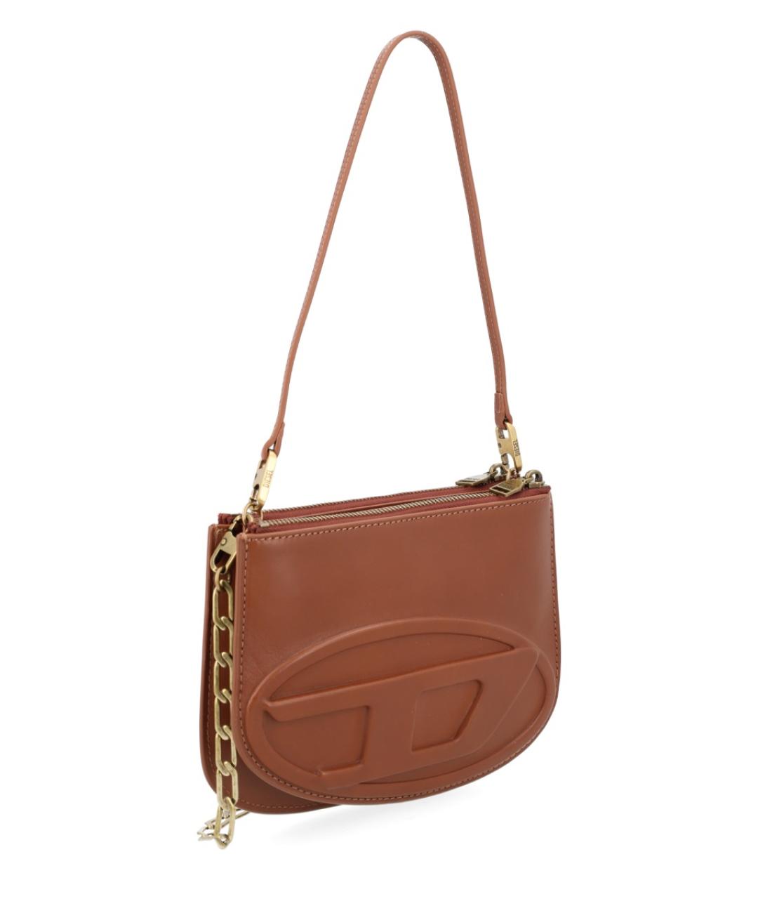 DIESEL Коричневая сумка через плечо, фото 2