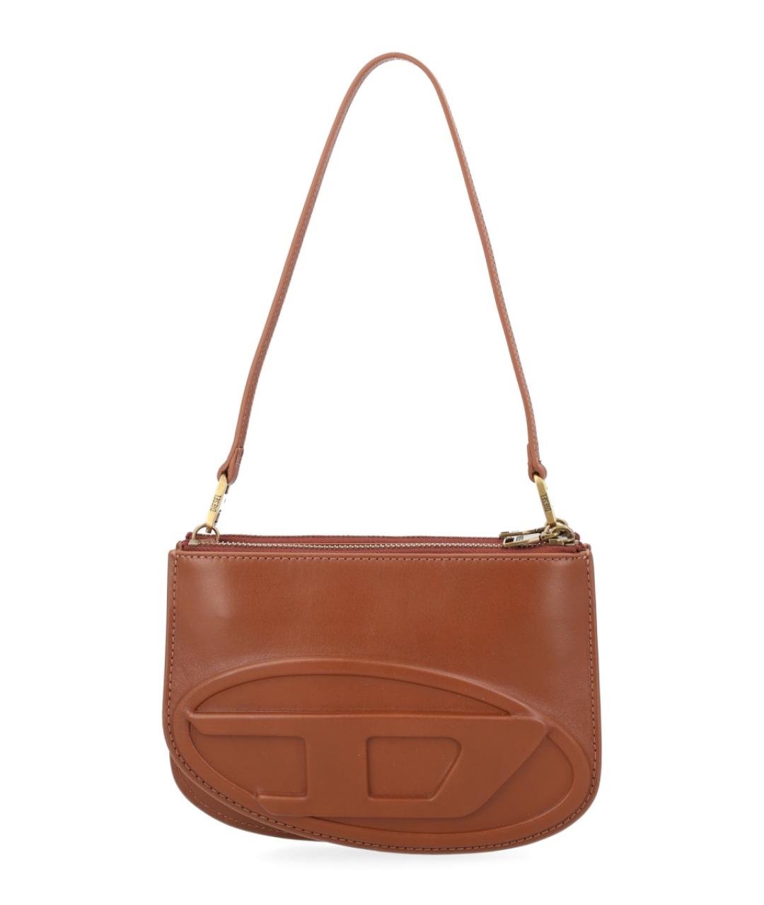 DIESEL Коричневая сумка через плечо, фото 1