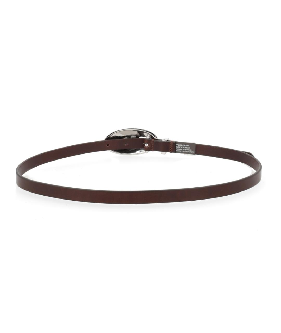 DIESEL Коричневый ремень, фото 2