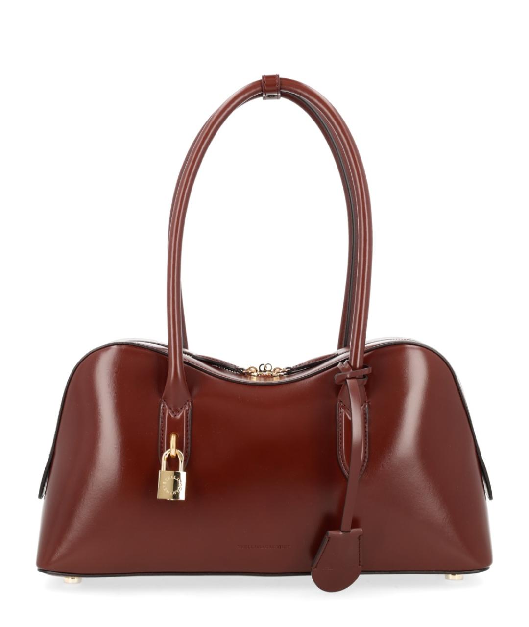 STELLA MCCARTNEY Бордовая синтетическая сумка через плечо, фото 1