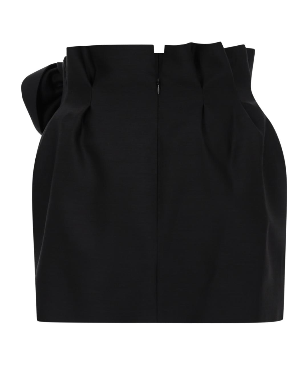 MAGDA BUTRYM Черная шерстяная юбка миди, фото 2