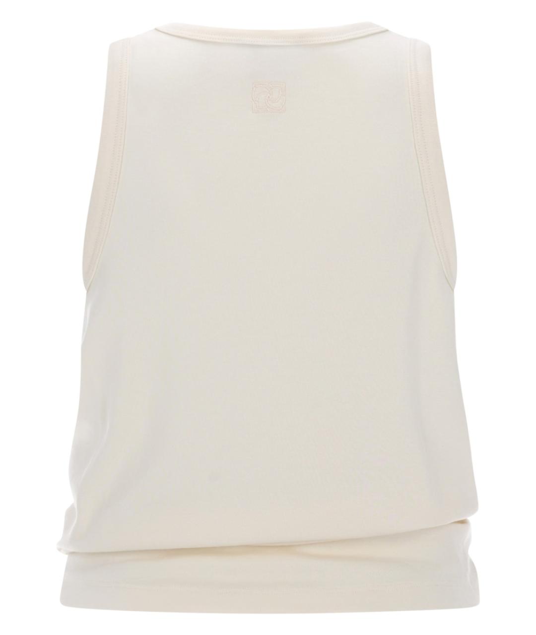 MAGDA BUTRYM Белая полиамидовая майка, фото 2