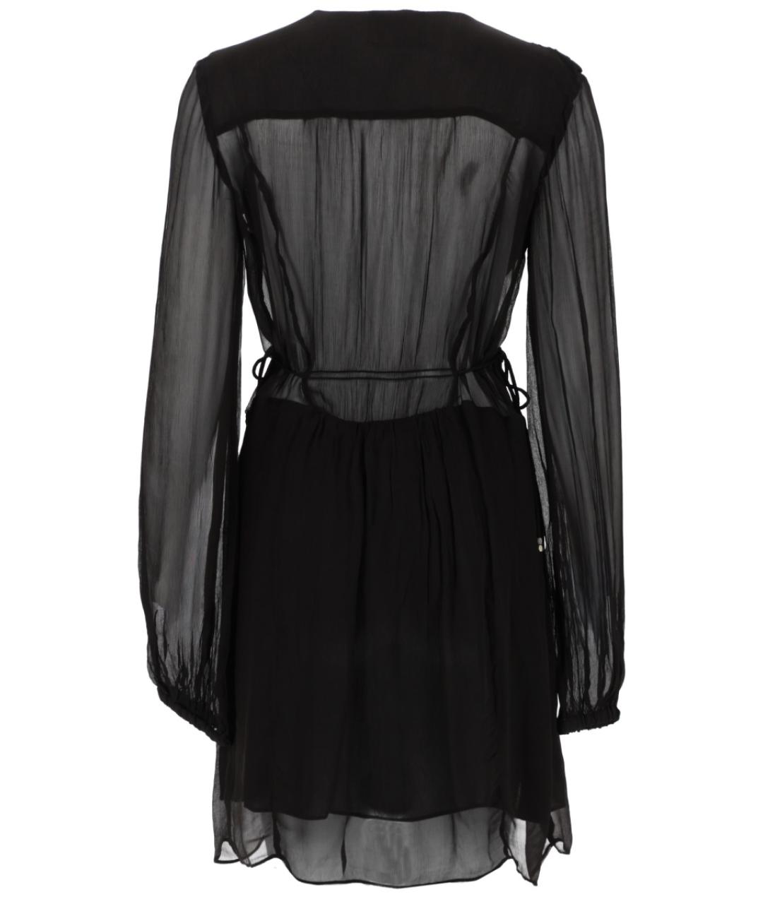 ISABEL MARANT ETOILE Черное вискозное повседневное платье, фото 2