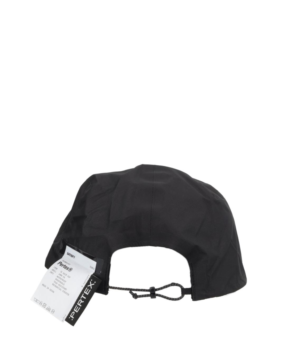 SATISFY Черная синтетическая кепка/бейсболка, фото 3