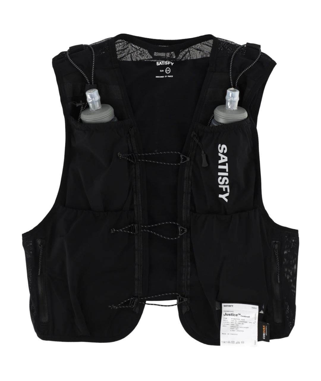 SATISFY Черный полиэстеровый жилет, фото 3