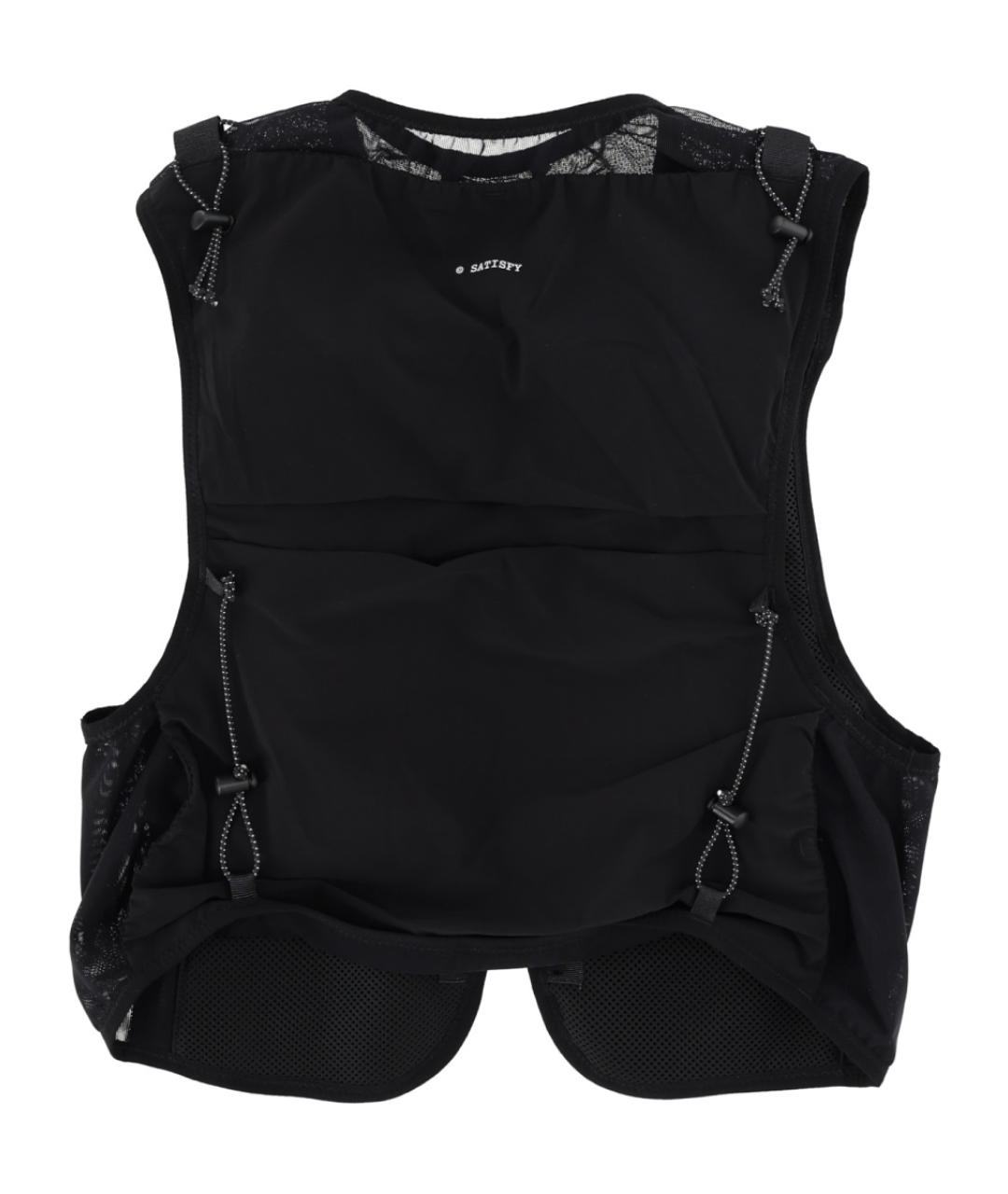 SATISFY Черный полиэстеровый жилет, фото 2