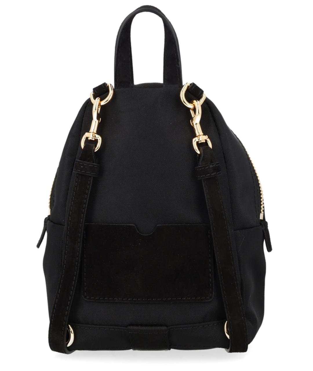 MOSCHINO Черный синтетический рюкзак, фото 3