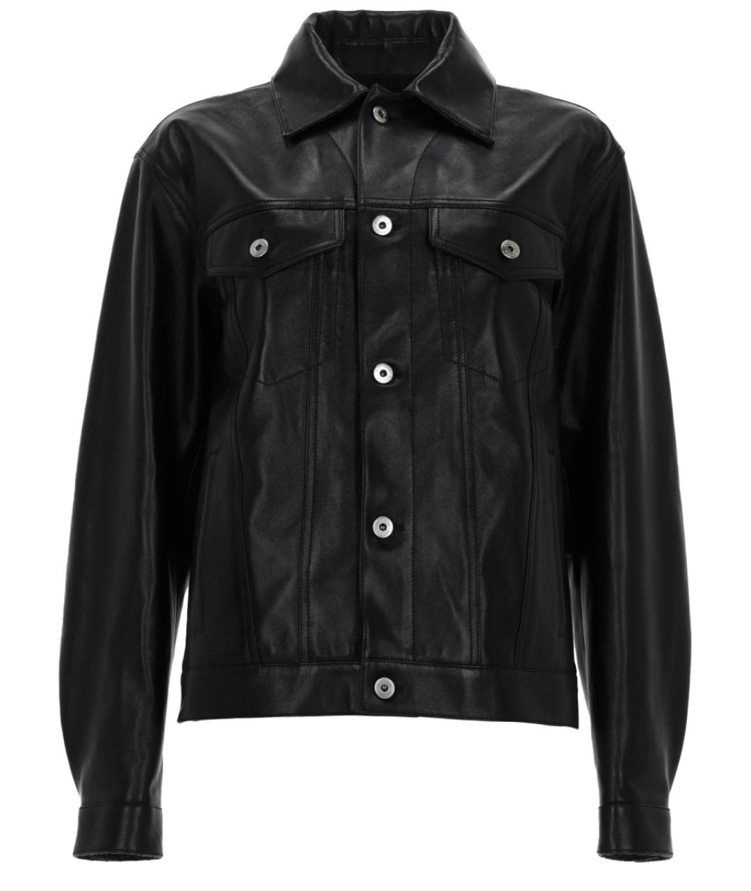 BOTTEGA VENETA Черная кожаная куртка, фото 1