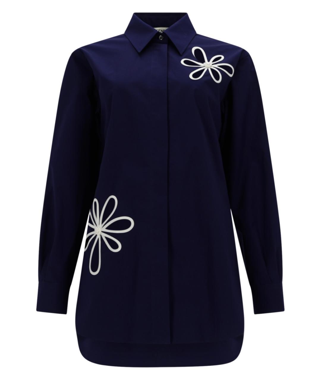 FENDI Фиолетовая хлопковая рубашка, фото 1