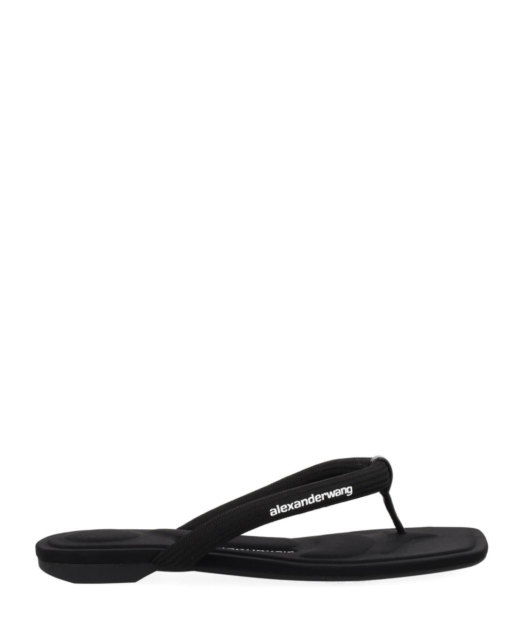 ALEXANDER WANG Черные синтетические сандалии, фото 1