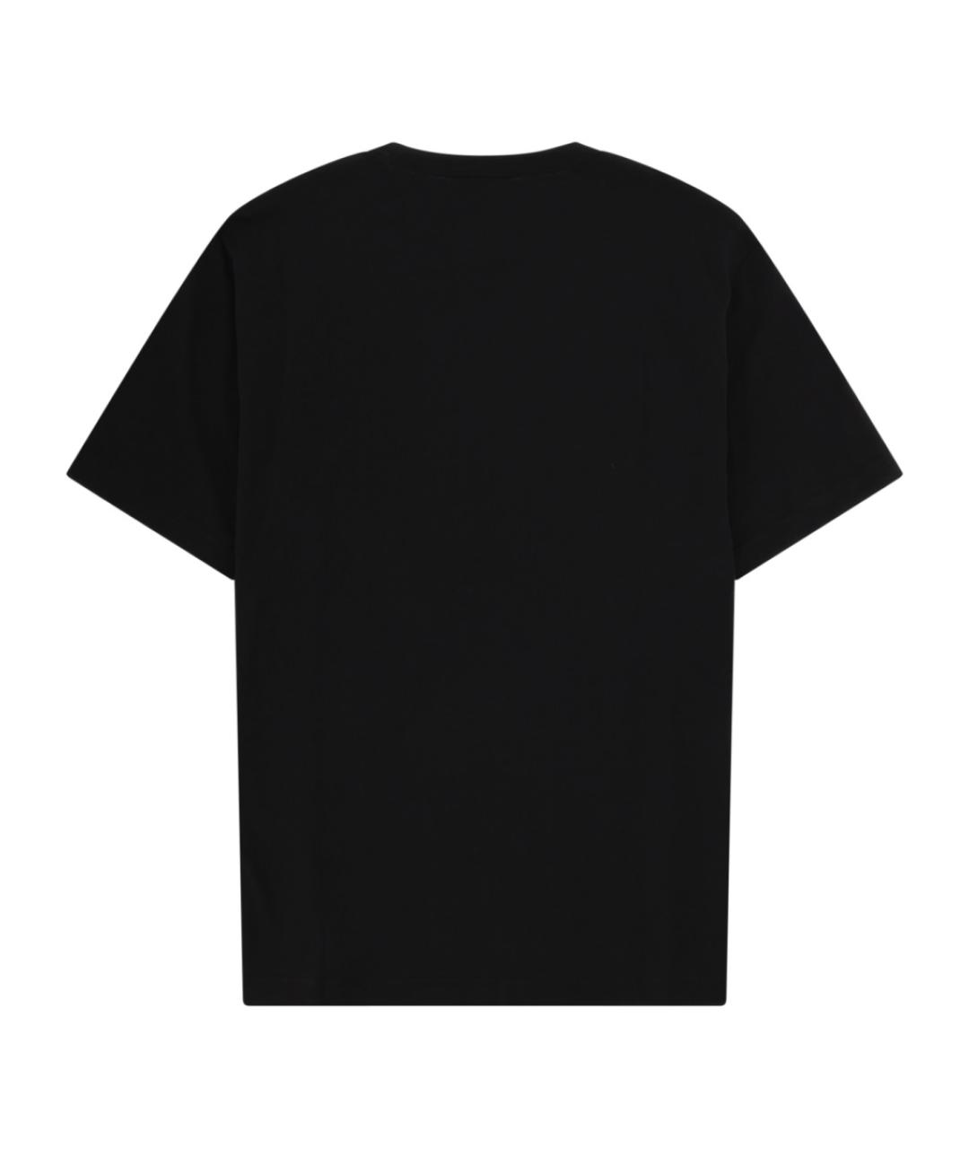 PS BY PAUL SMITH Черная хлопковая футболка, фото 2