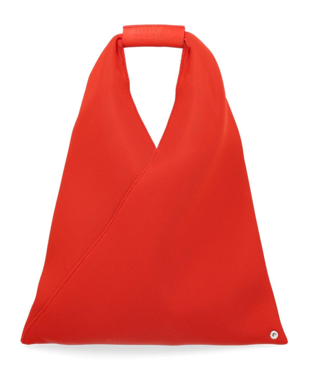 MM6 MAISON MARGIELA Оранжевая синтетическая сумка тоут, фото 1