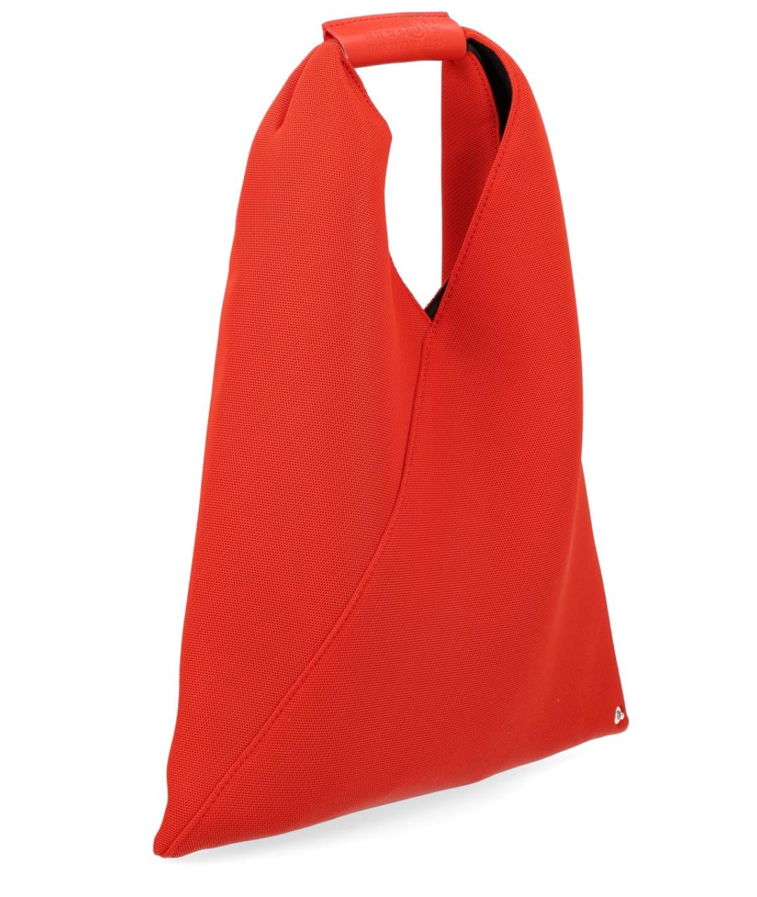 MM6 MAISON MARGIELA Оранжевая синтетическая сумка тоут, фото 3