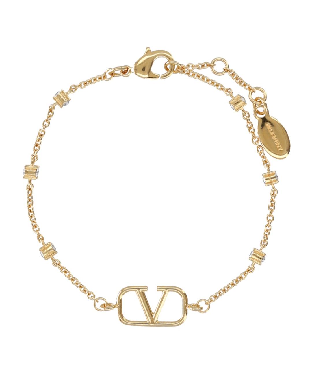 VALENTINO Золотой металлический браслет, фото 2