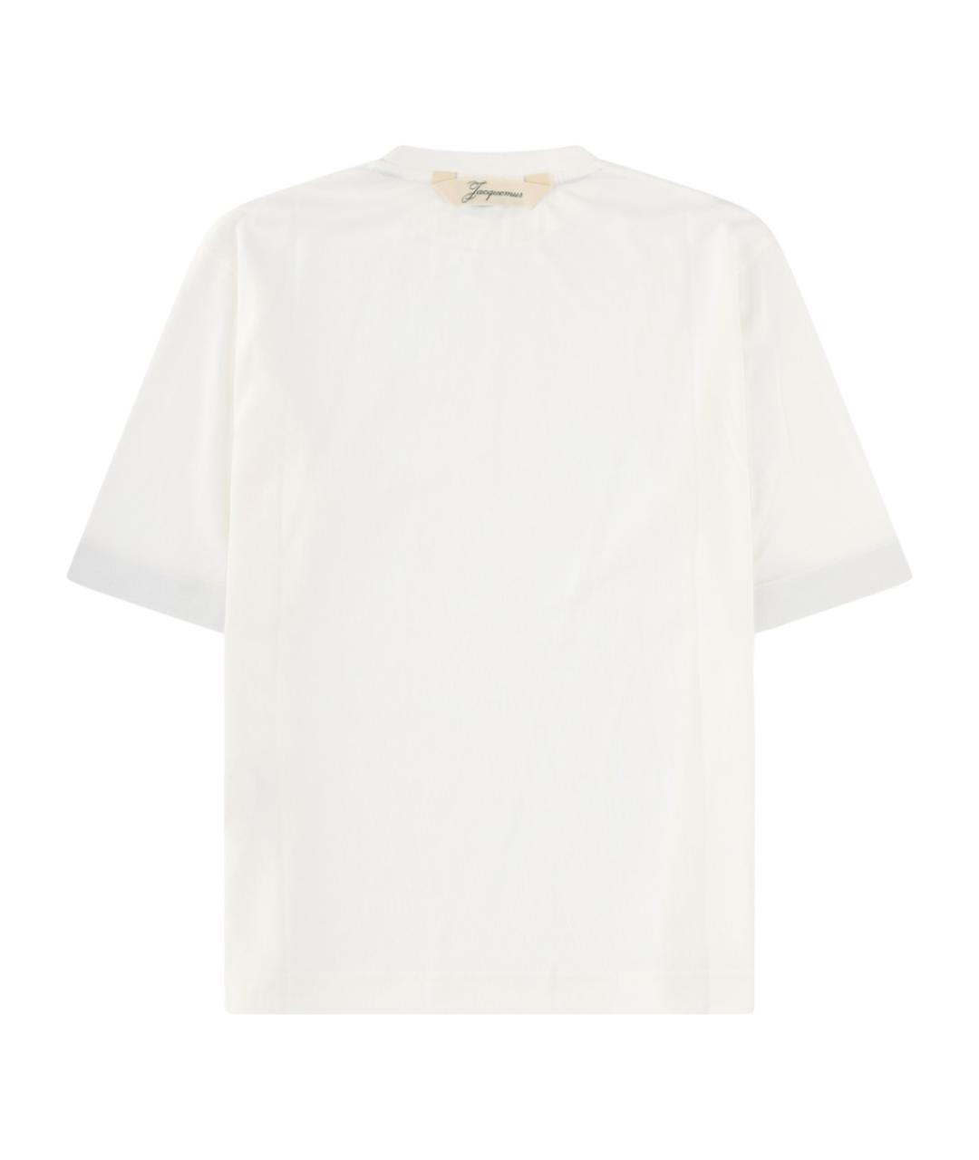 JACQUEMUS Белая футболка, фото 2