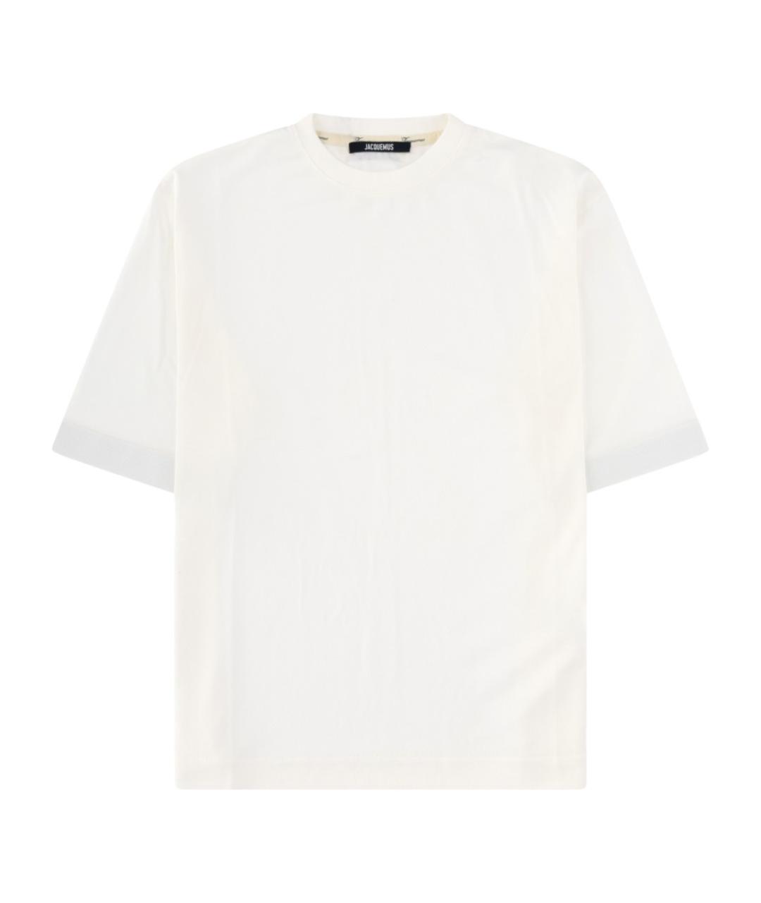 JACQUEMUS Белая футболка, фото 1