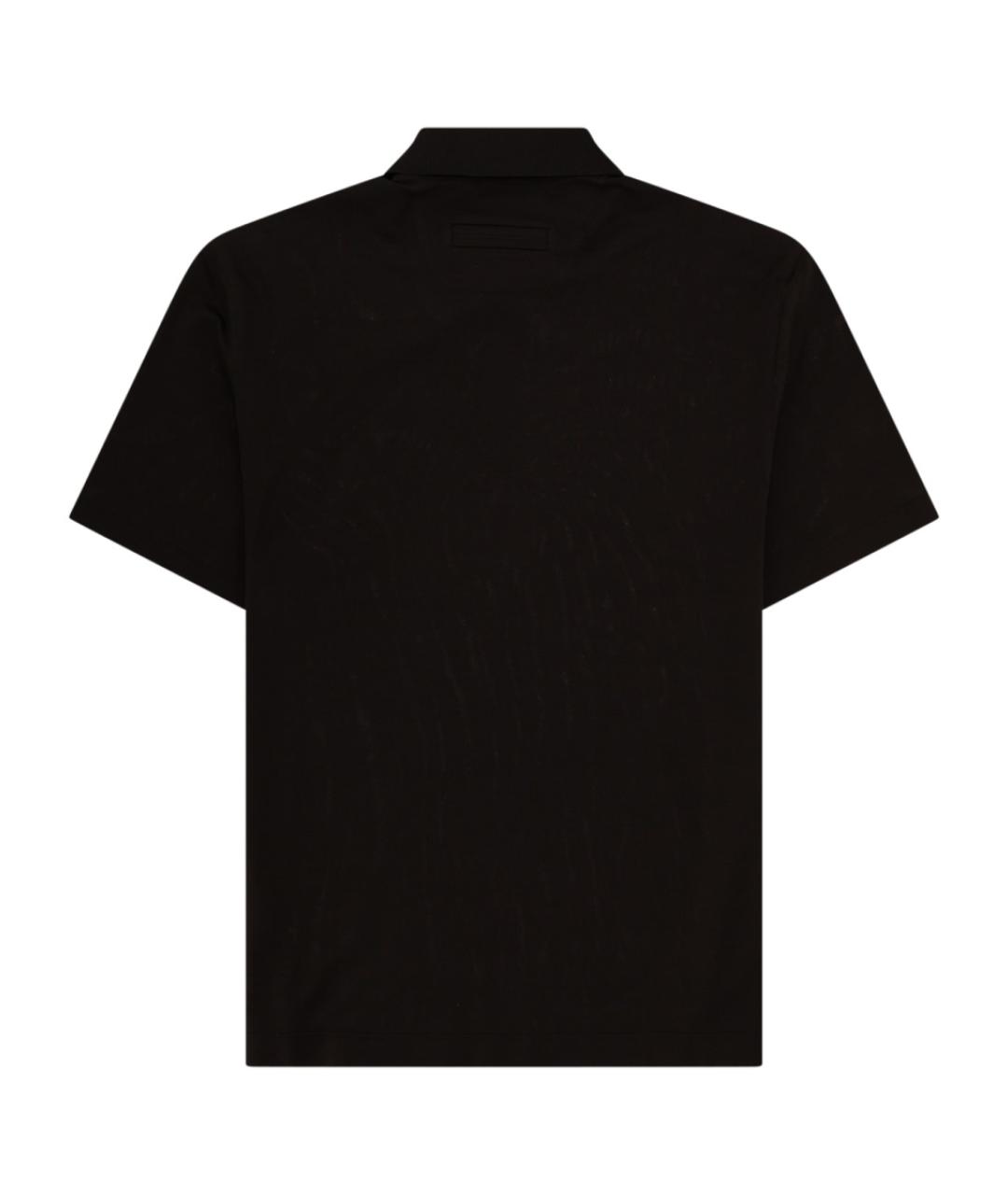 ZEGNA Синее поло с коротким рукавом, фото 2