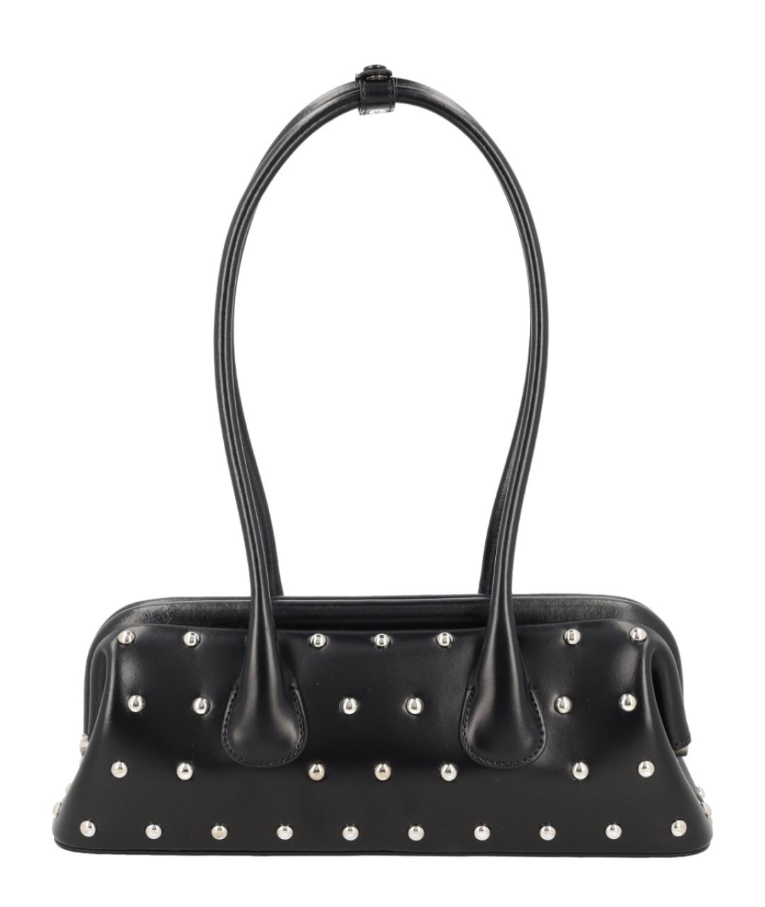 OSOI Черная кожаная сумка через плечо, фото 2