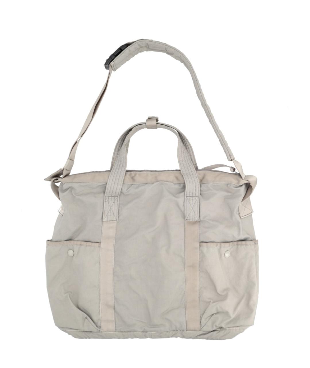 CP COMPANY Бежевая тканевая сумка на плечо, фото 2