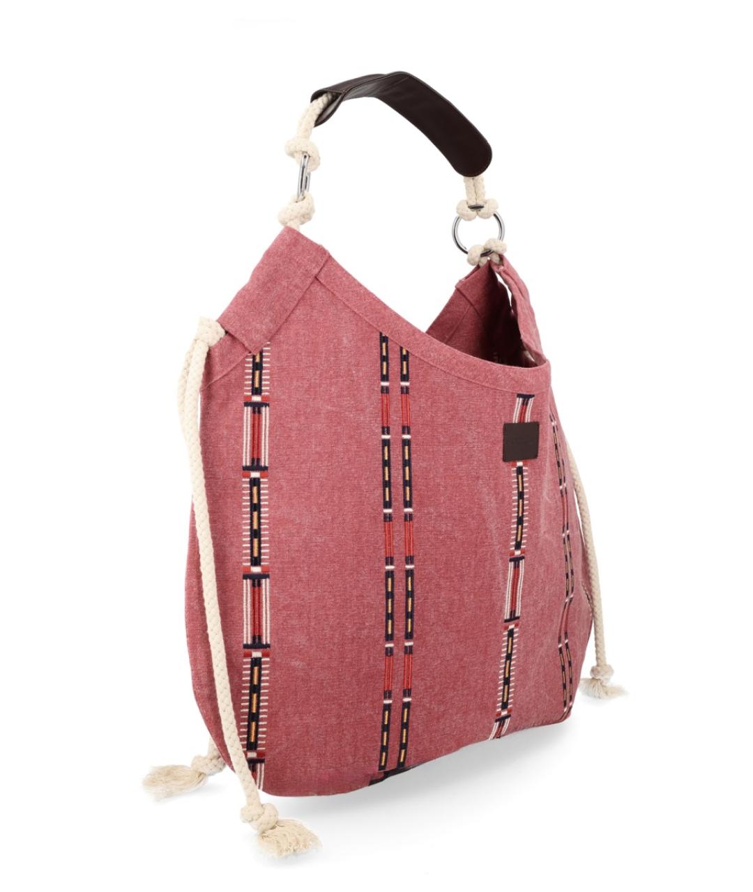 ISABEL MARANT Розовая тканевая сумка через плечо, фото 2