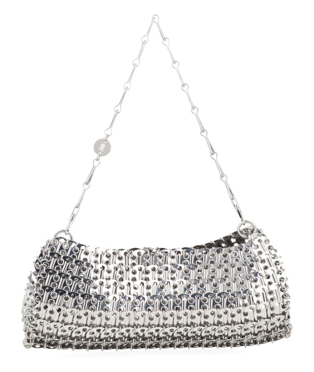 PACO RABANNE Серебряная сумка через плечо, фото 2