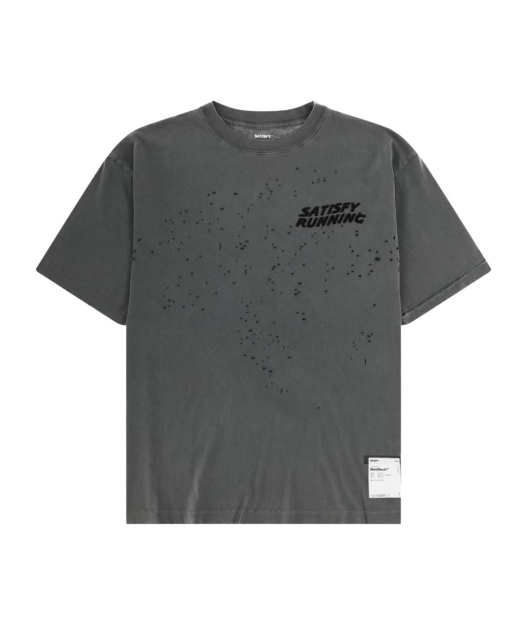 SATISFY Серая хлопковая футболка, фото 1