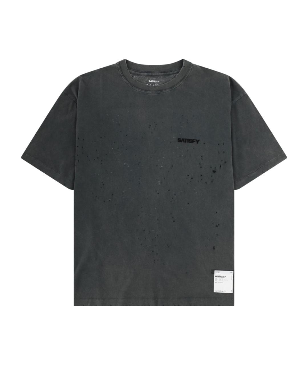 SATISFY Серая хлопковая футболка, фото 1